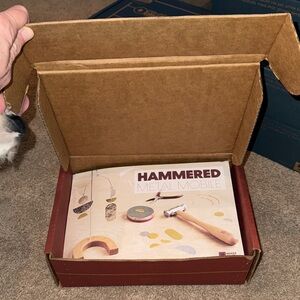 Hammered Metal Mobile Kit for Kids